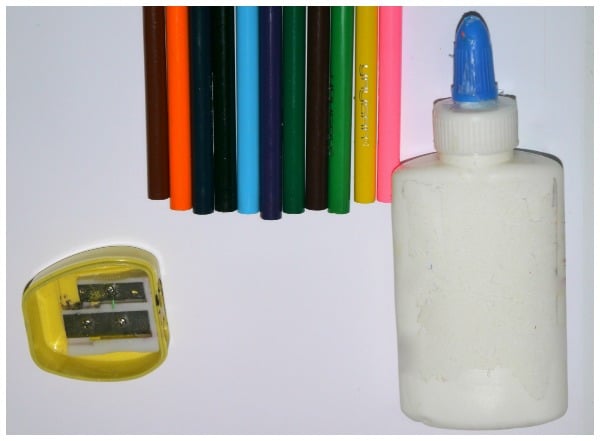 supplies for pencil shaving art