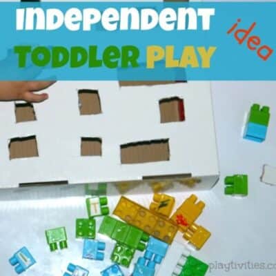 Independent toddler play box.