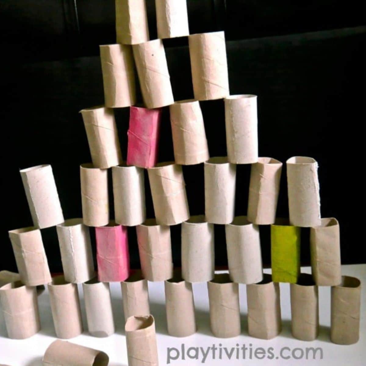 Paper roll craft for kids.