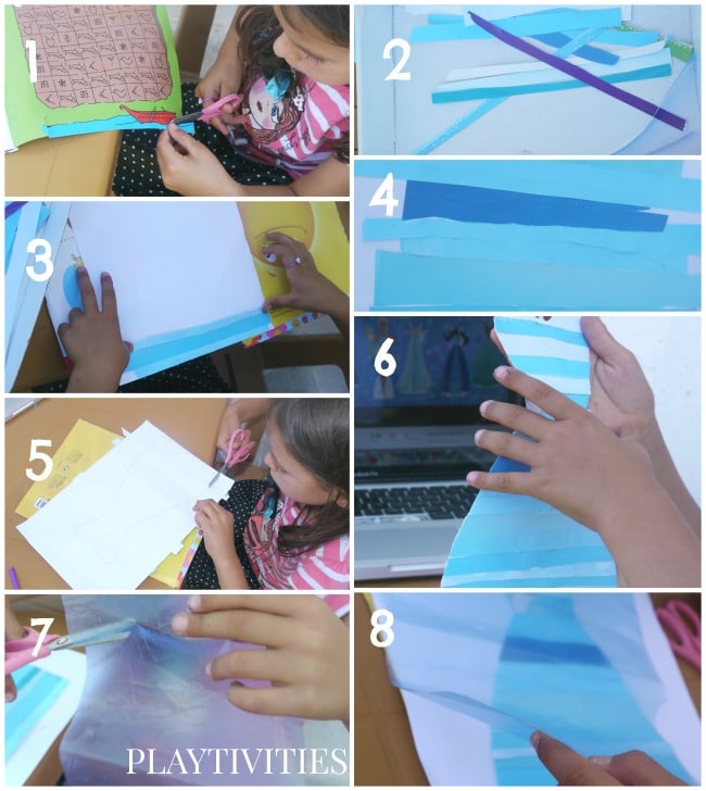 8 images of how to make frozen dress craft