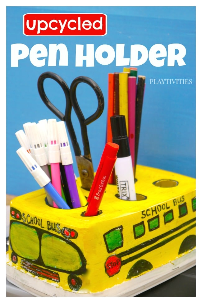 homemade pencil holder