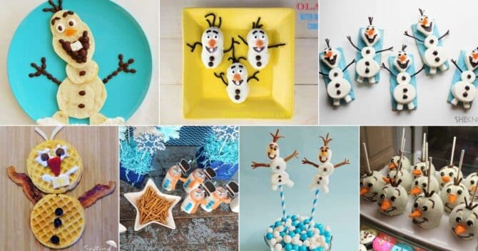 7 images of olaf treats.