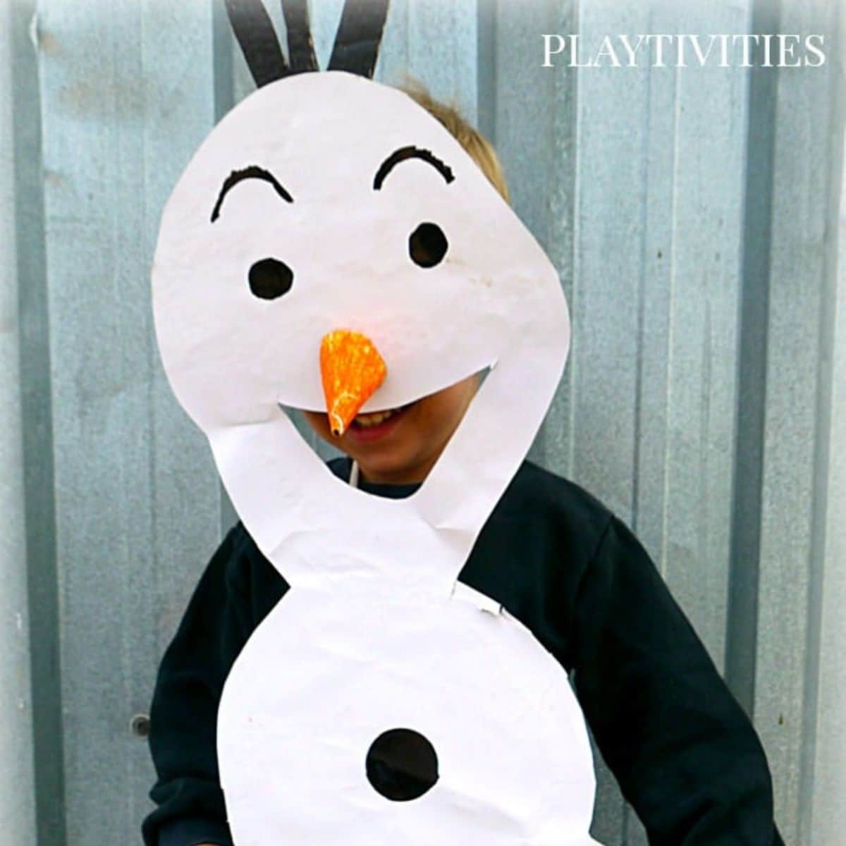 Easy No Sew Olaf Costume - Crazy Little Projects