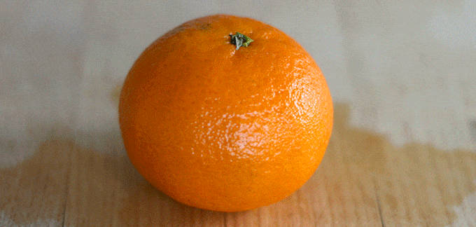 how to peel orange