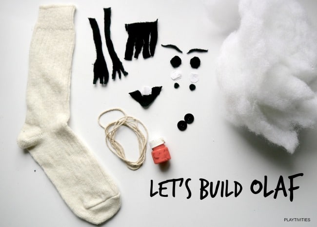 How to make OLAF from a sock