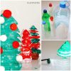 Christmas Tree Craft from Upcycled materials - Playtivities