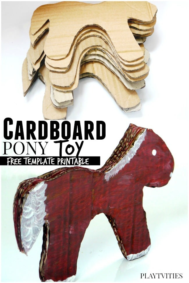 cardboard pony