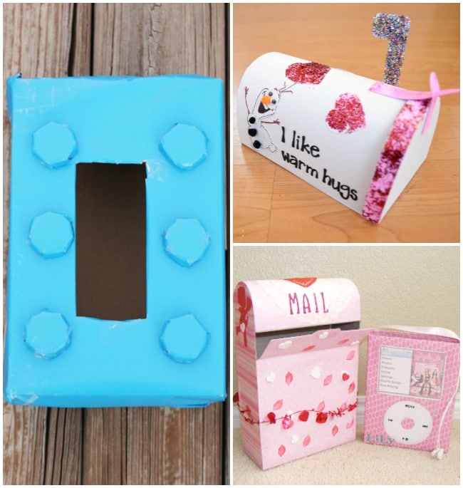 3 images of cute mailboxes for kids.