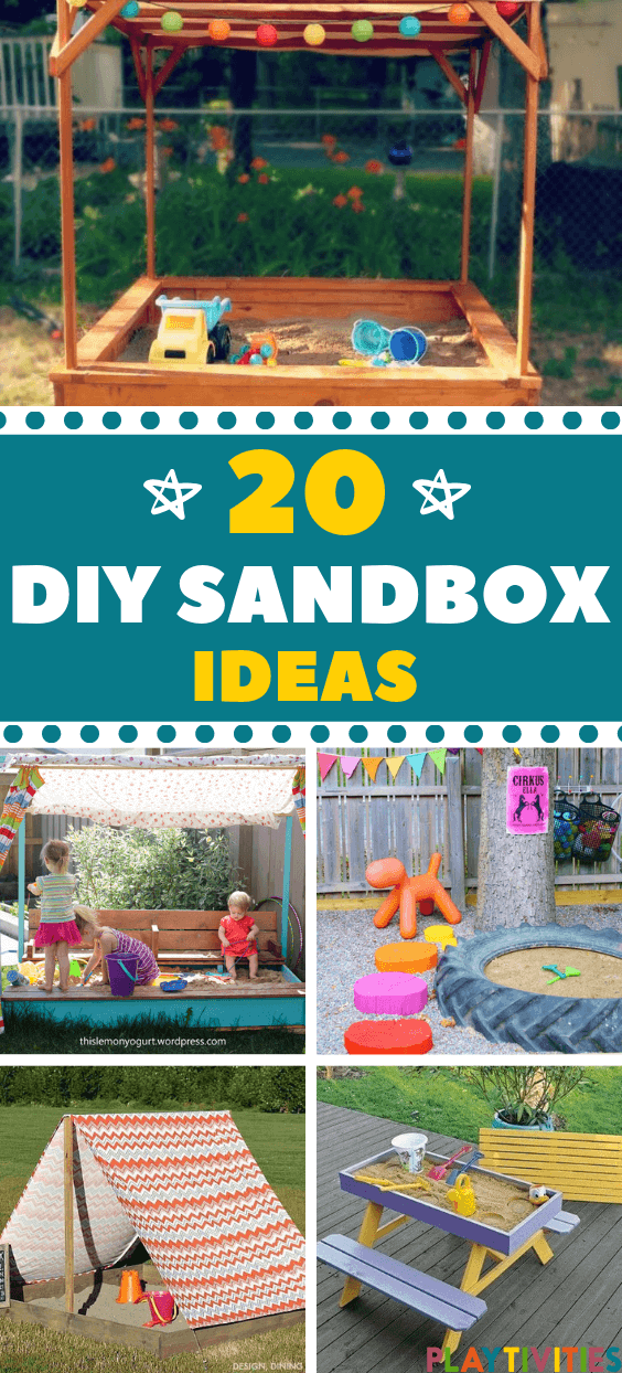 20 Creative Diy Sandbox Ideas, Outdoor Sandbox Ideas