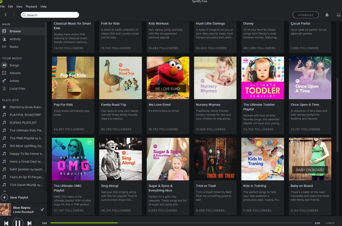 Spotify screen