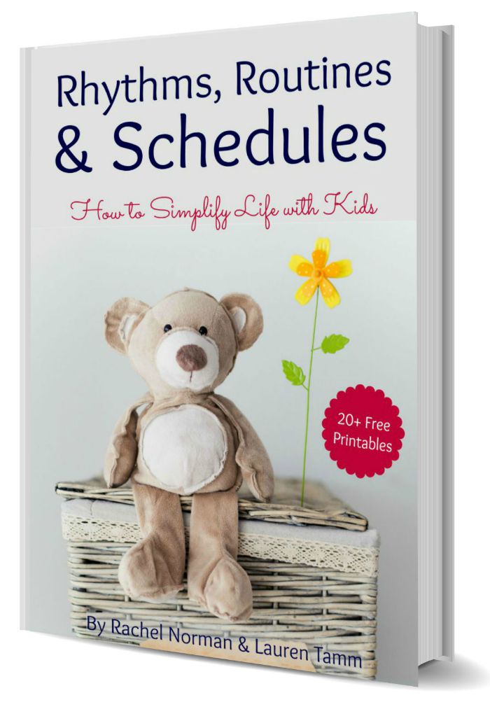 Rthythms, routines, schedules book cover.