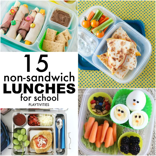 15 Non-sandwich Lunch Box Ideas - Playtivities