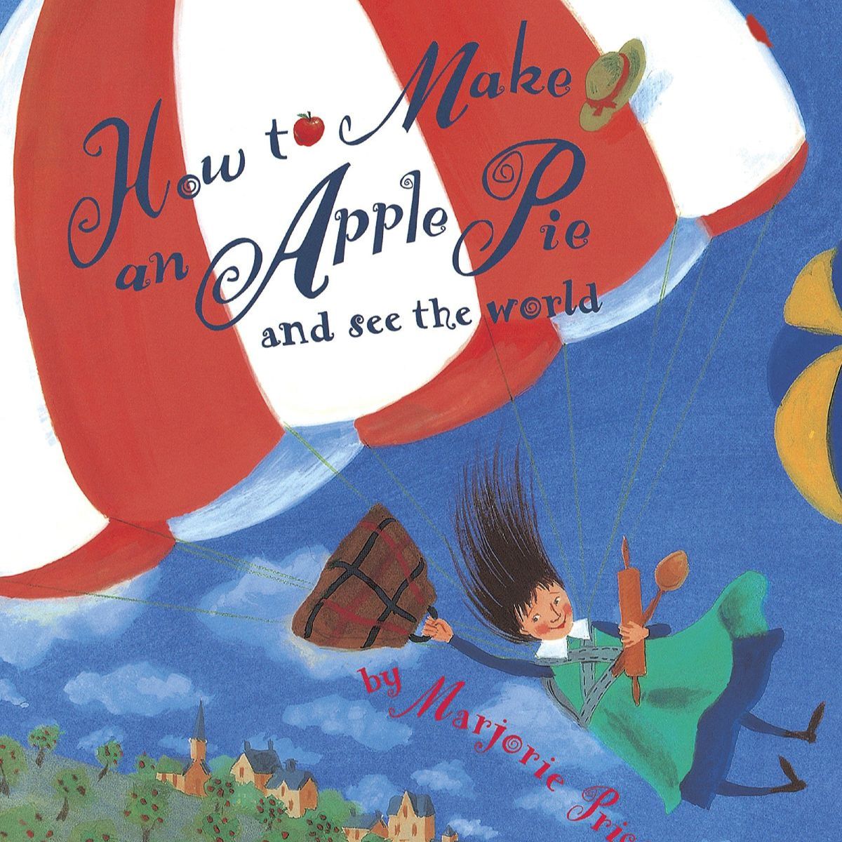 How to make an apple pie book cover.