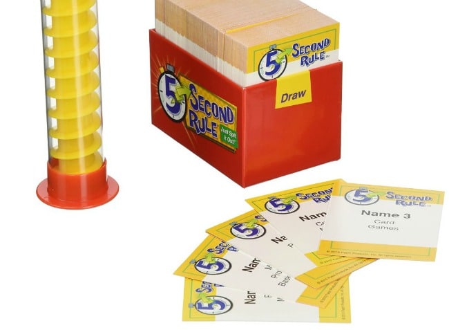 5 second rule family game
