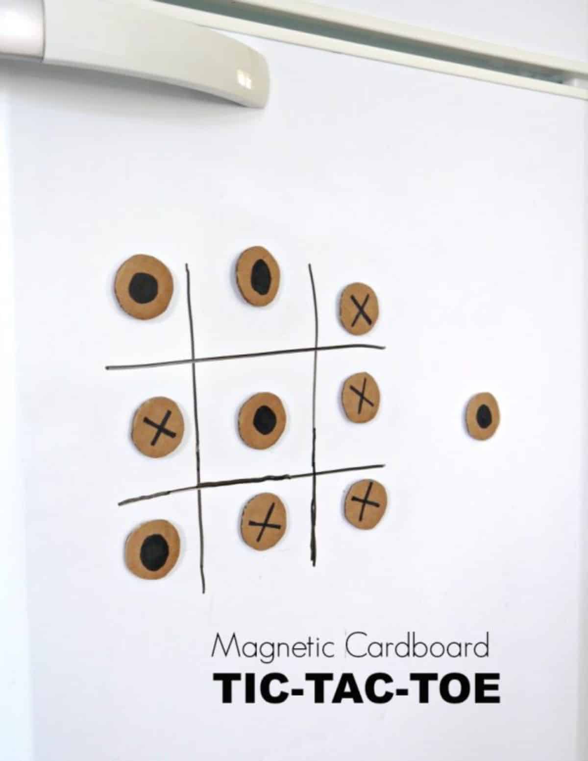 Magnetic DIY Tic Tac Toe