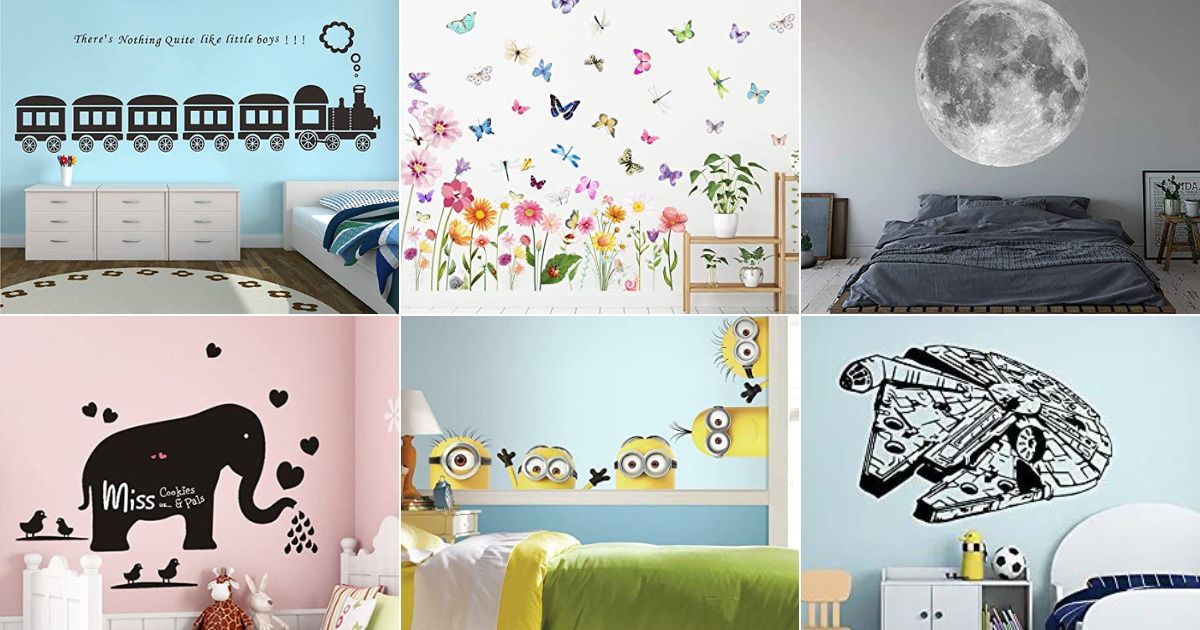 6 images of wall decor for your kids.