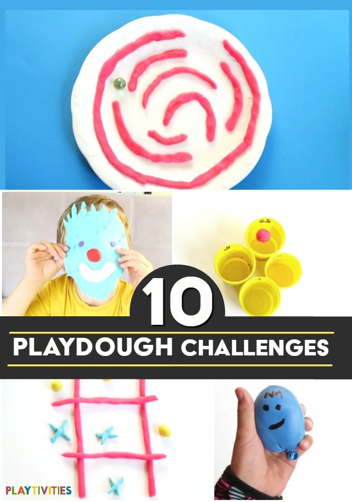 playdough challenges for kids