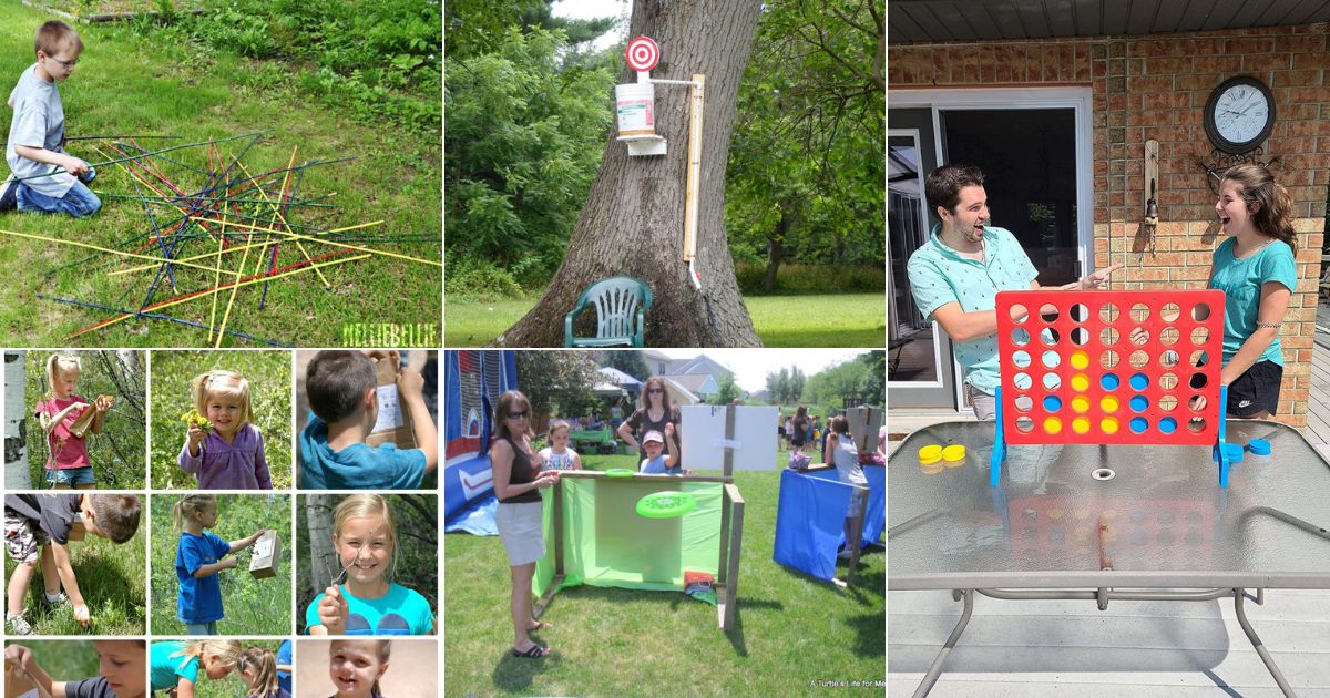 5 images of absolutely coolest backyard games.