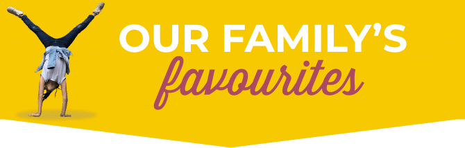 Our familiy's favourites poster.