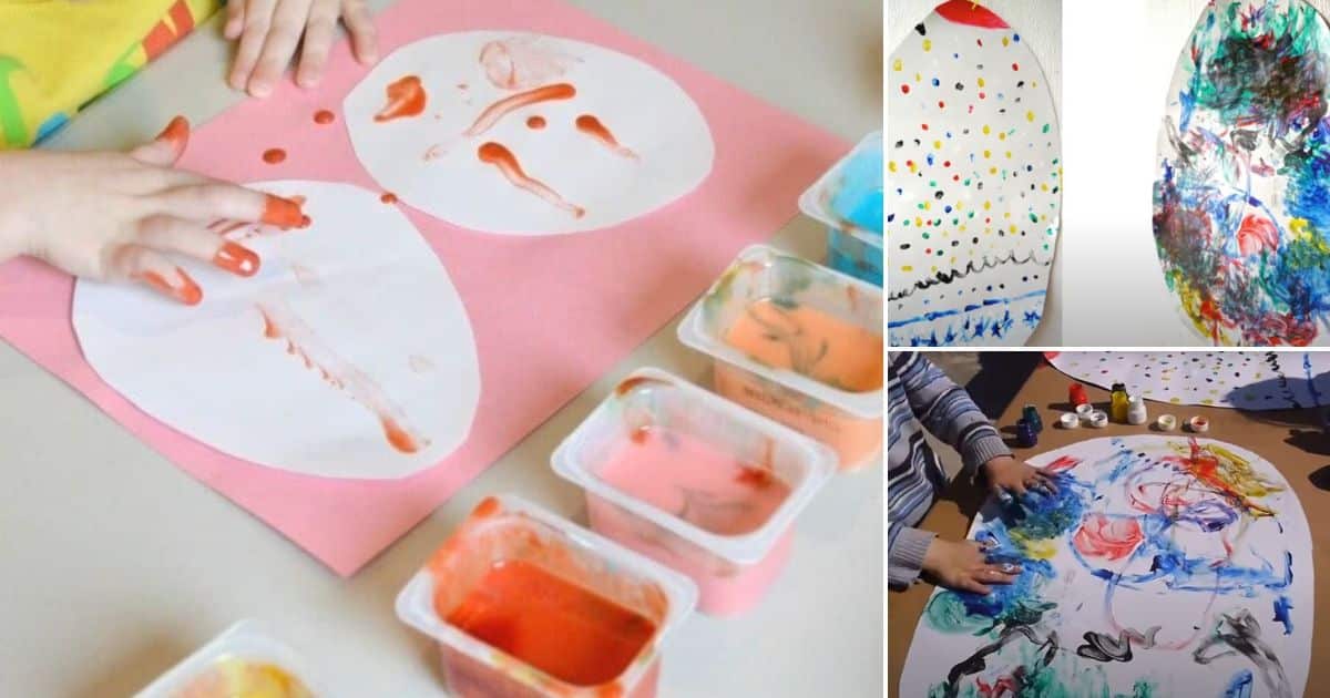 Brillant Toddler Finger Painting Craft! Painting Made Easy for Children