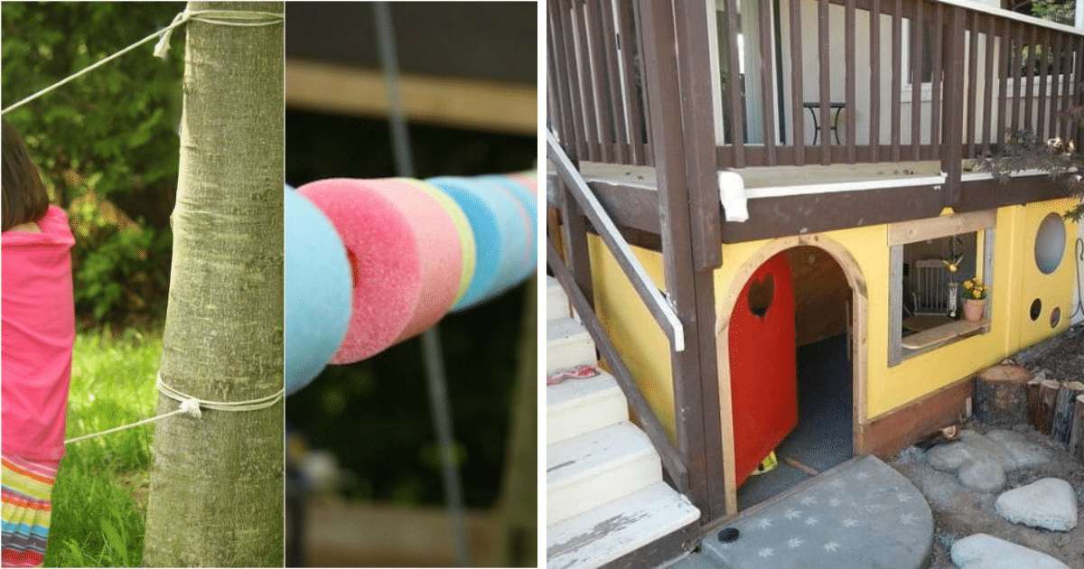 DIY Backyard Ideas For Kids - 22 Easy and Cheap Ideas - PLAYTIVITIES