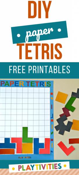 diy paper tetris for kids