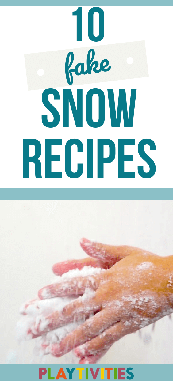 fake snow recipes