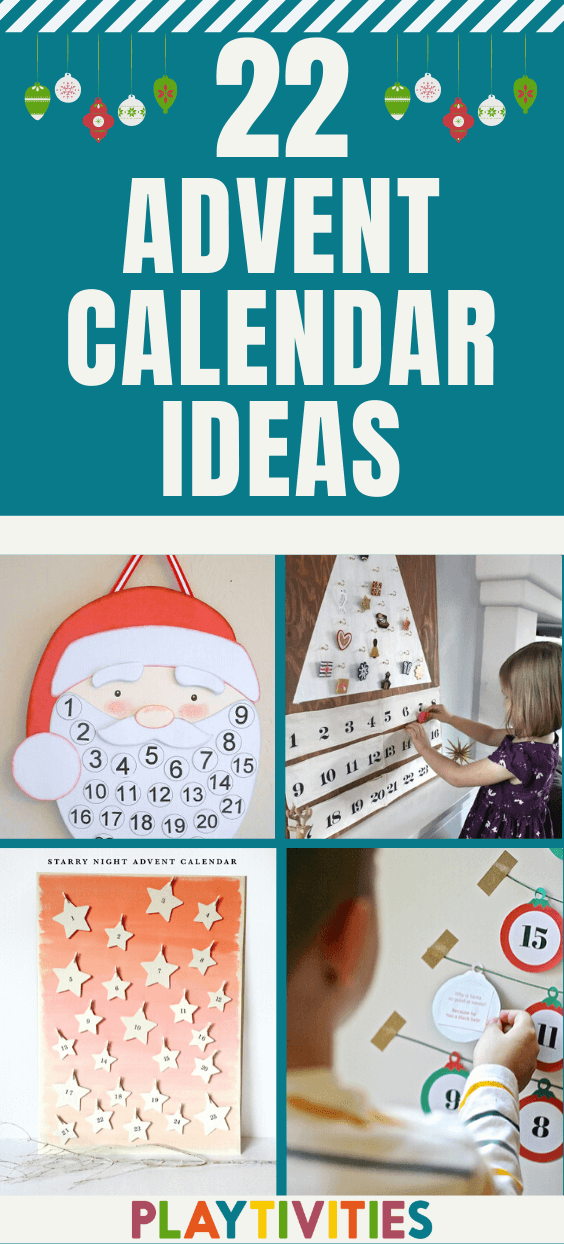 22 Diy Advent Calendar Ideas For Kids Fun And Creative Playtivities