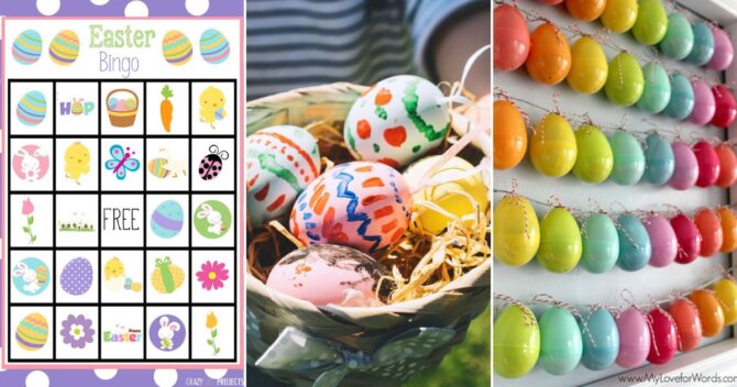 3 images of simple easter traditions for your family.