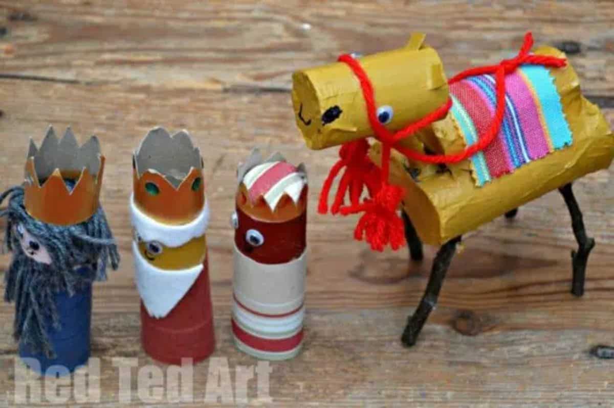 Toilet Paper Roll Camel Craft – Navity Scene