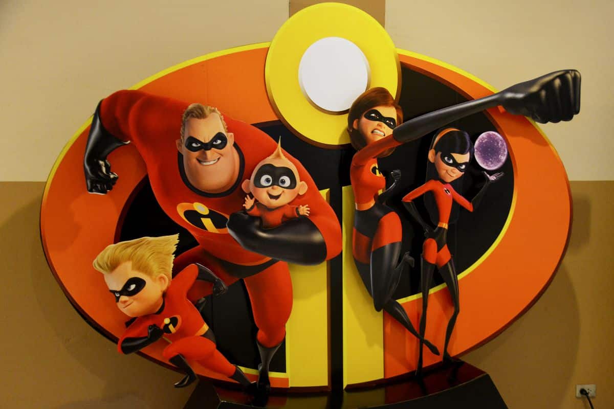 The incredibles movie carakters concept