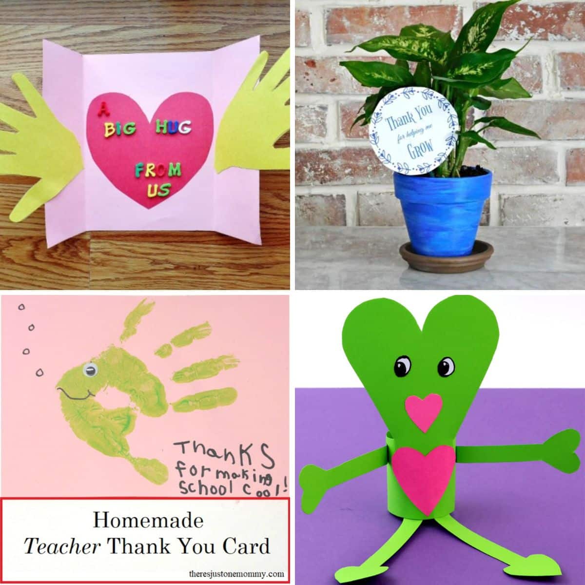 teacher appreciation homemade card ideas