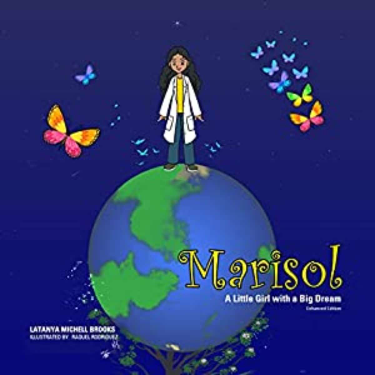 cover of marisol book with earth and blue background