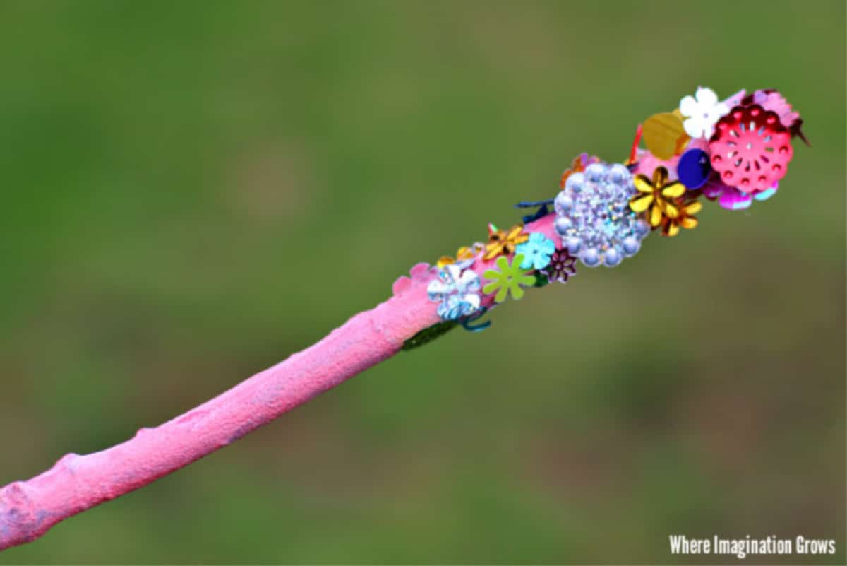 DIY craft fairy wand