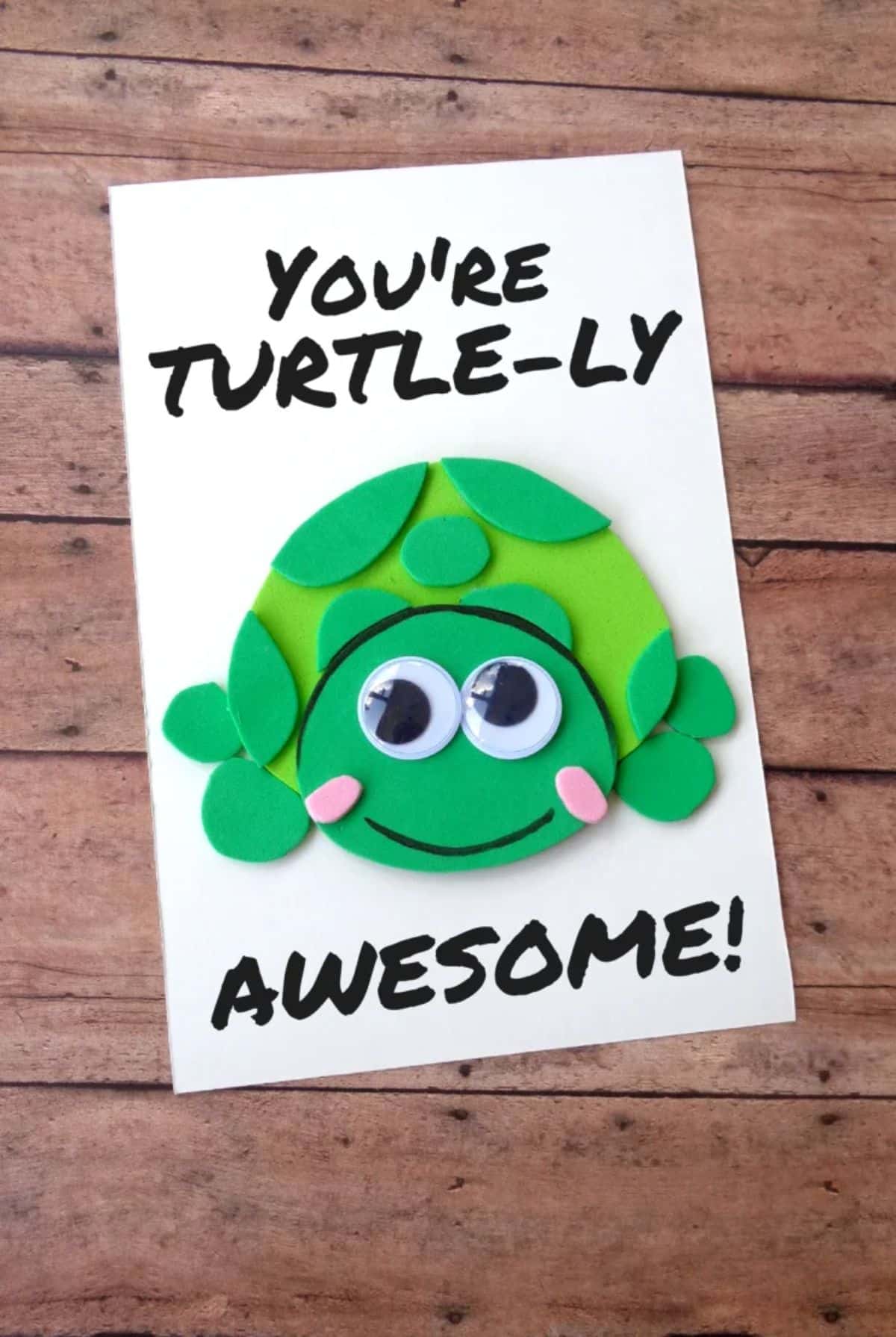 Diy Father’s Day Turtle Card