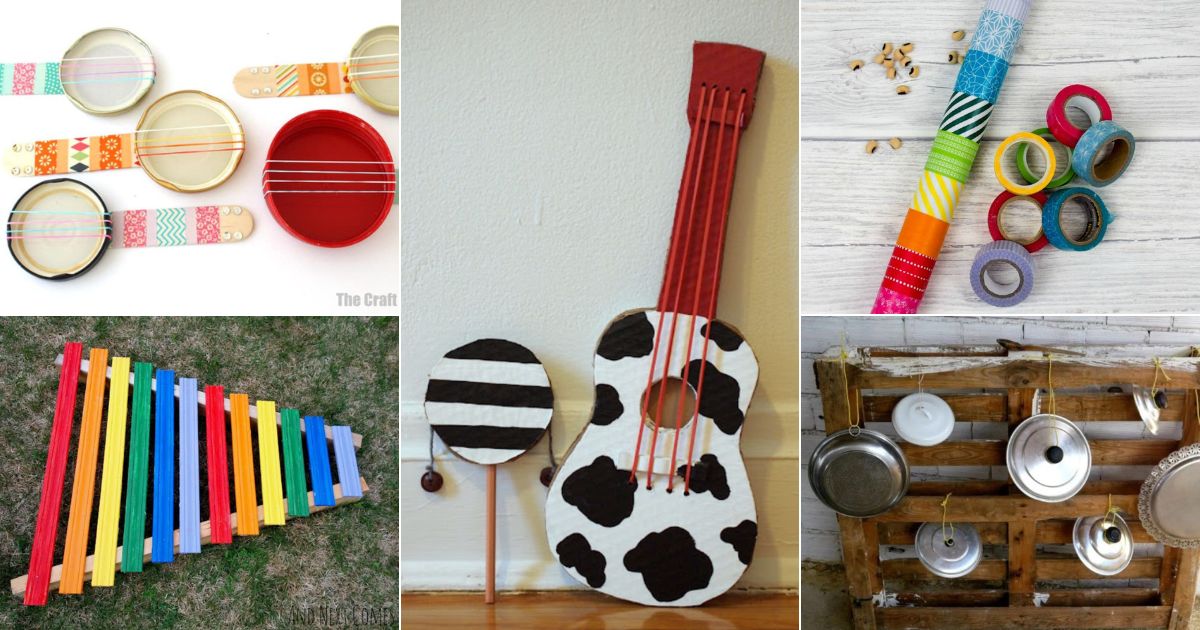 5 images of diy instruments.