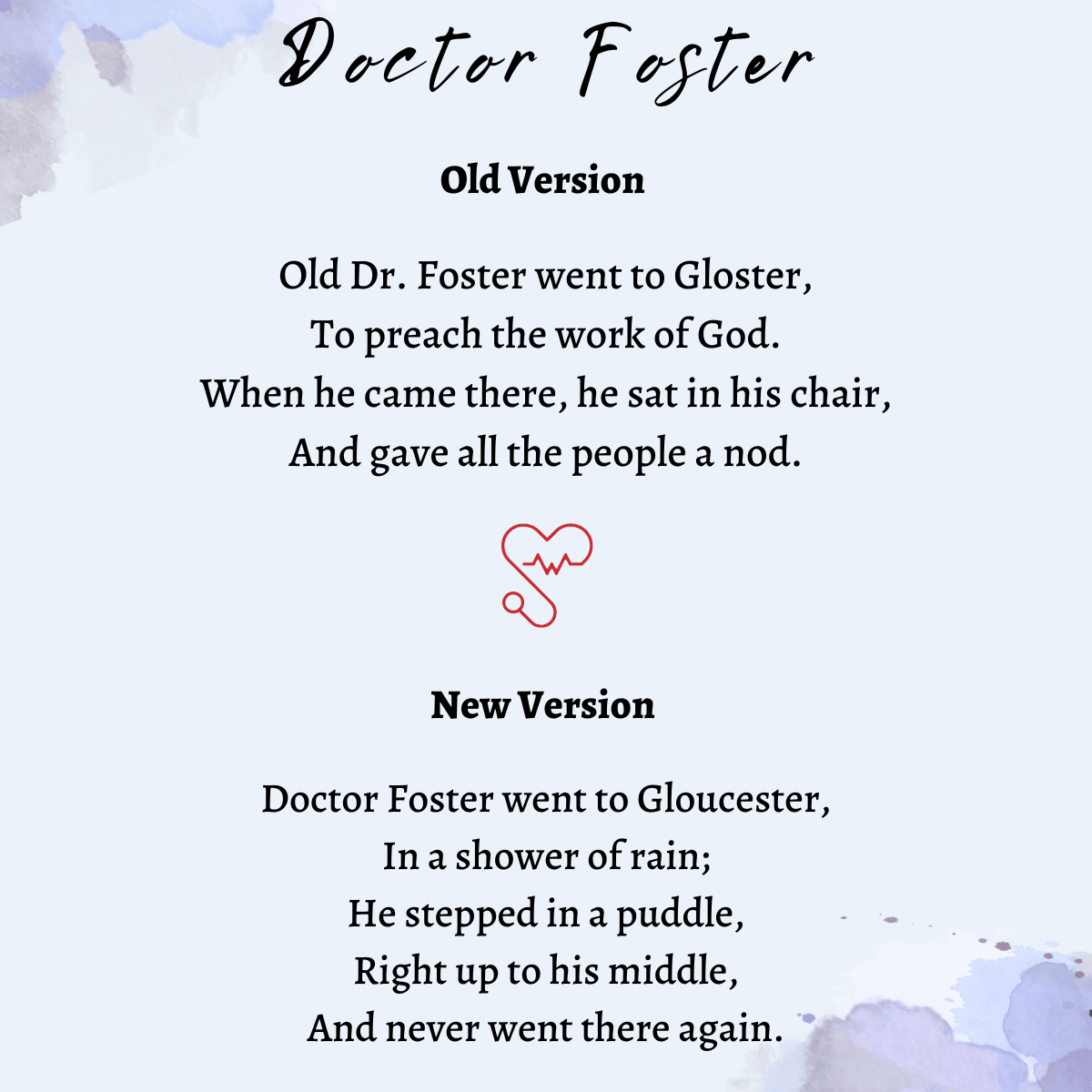 Doctor Foster lyrics