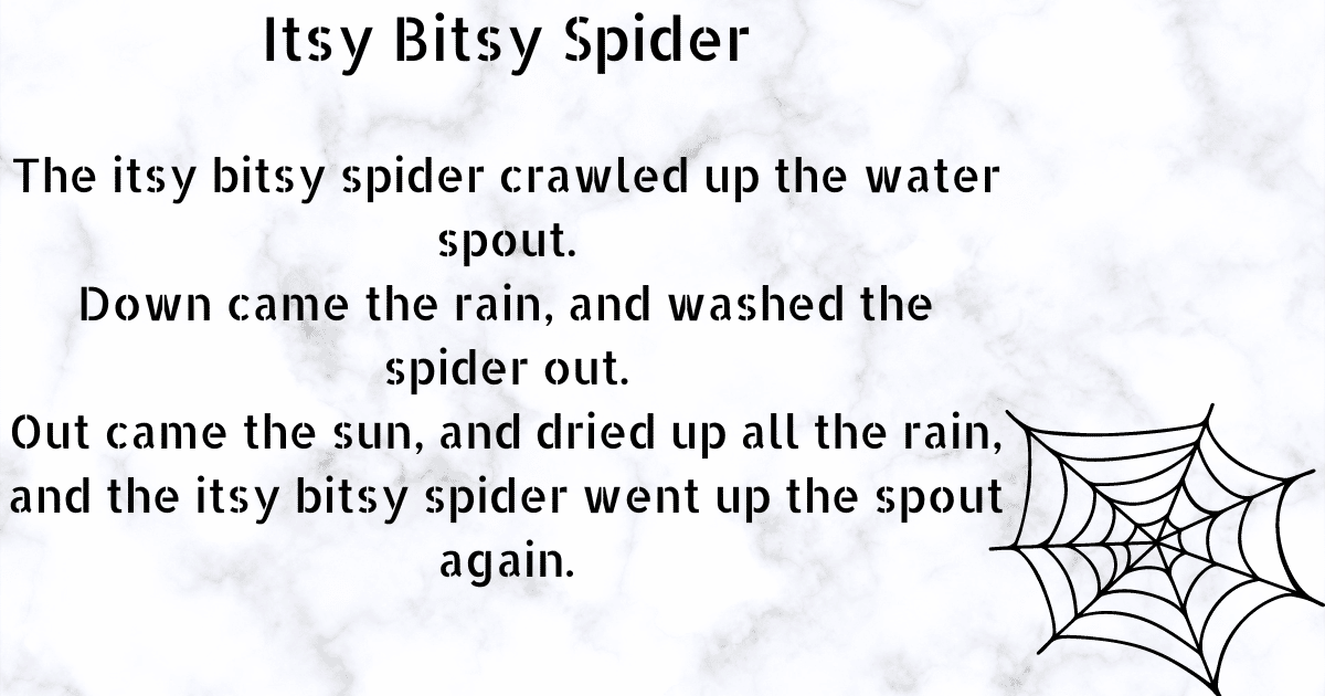 itsy bitsy spider song video