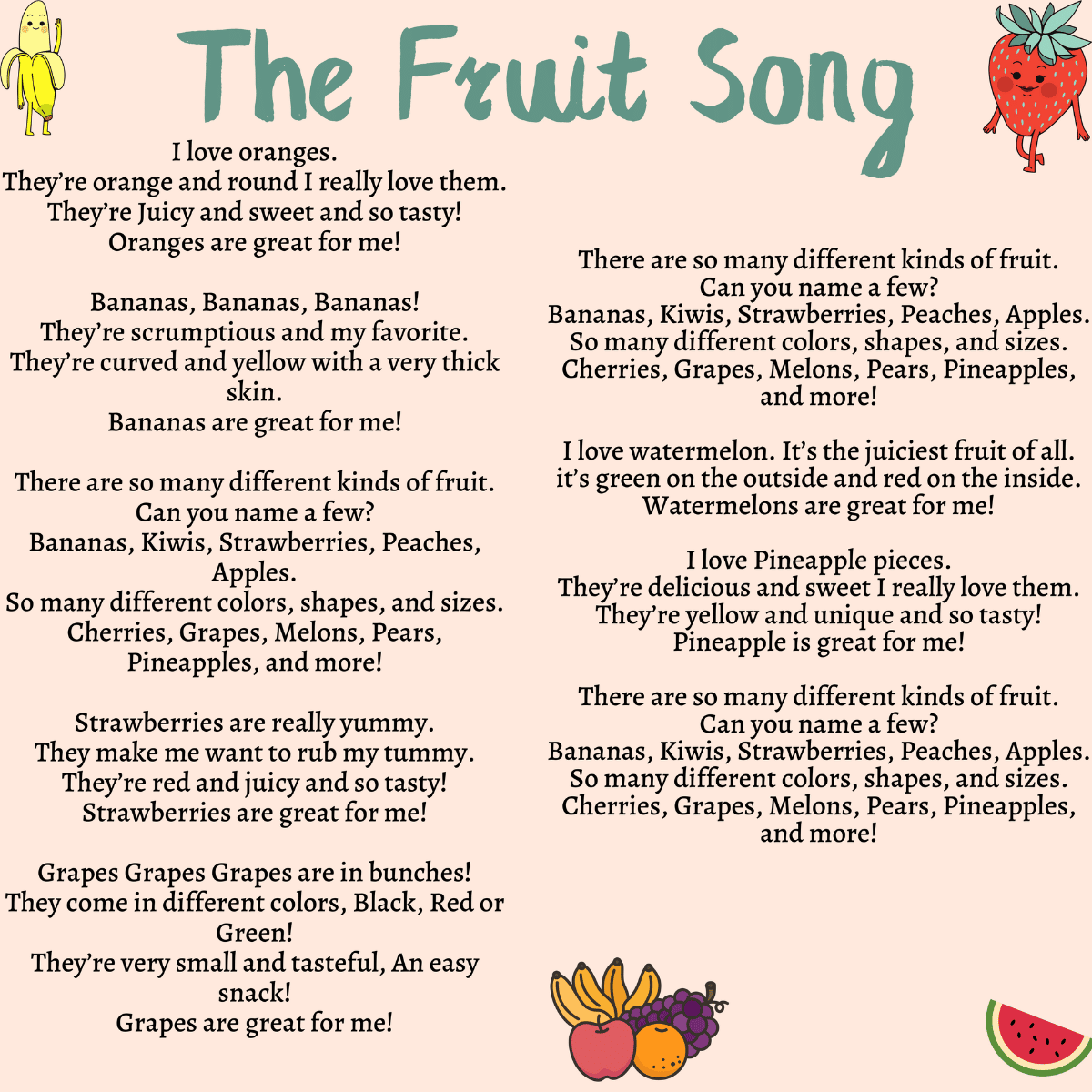 The Fruit Song 1200 x 1200