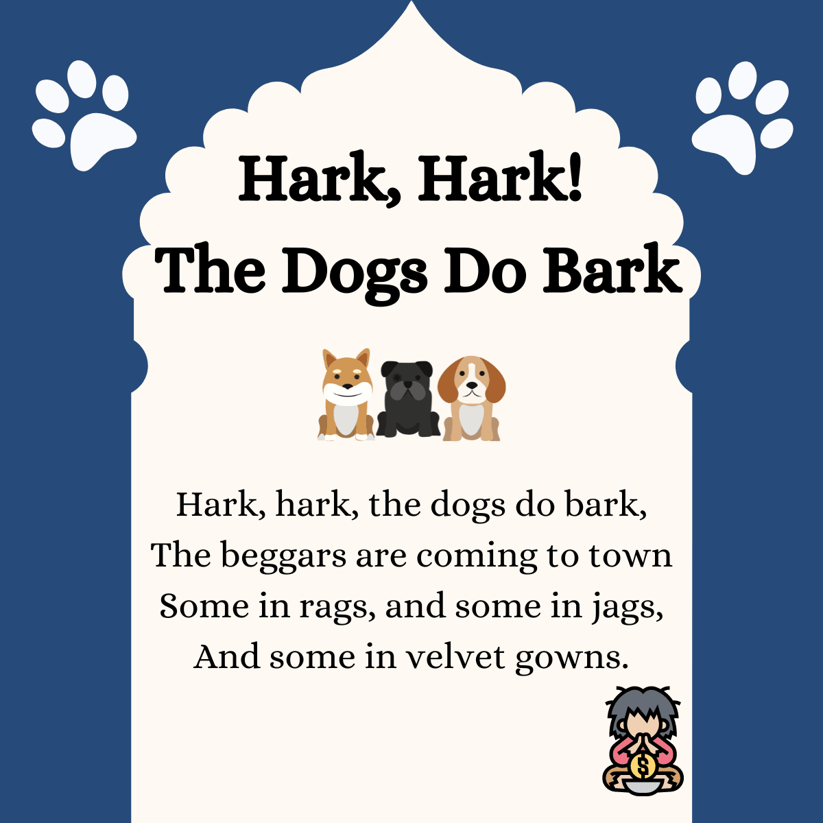 Hark, Hark! The Dogs Do Bark 1200 x 1200