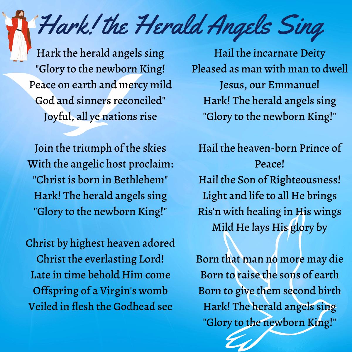 Hark! The Herald Angels Sing 1200 x 1200