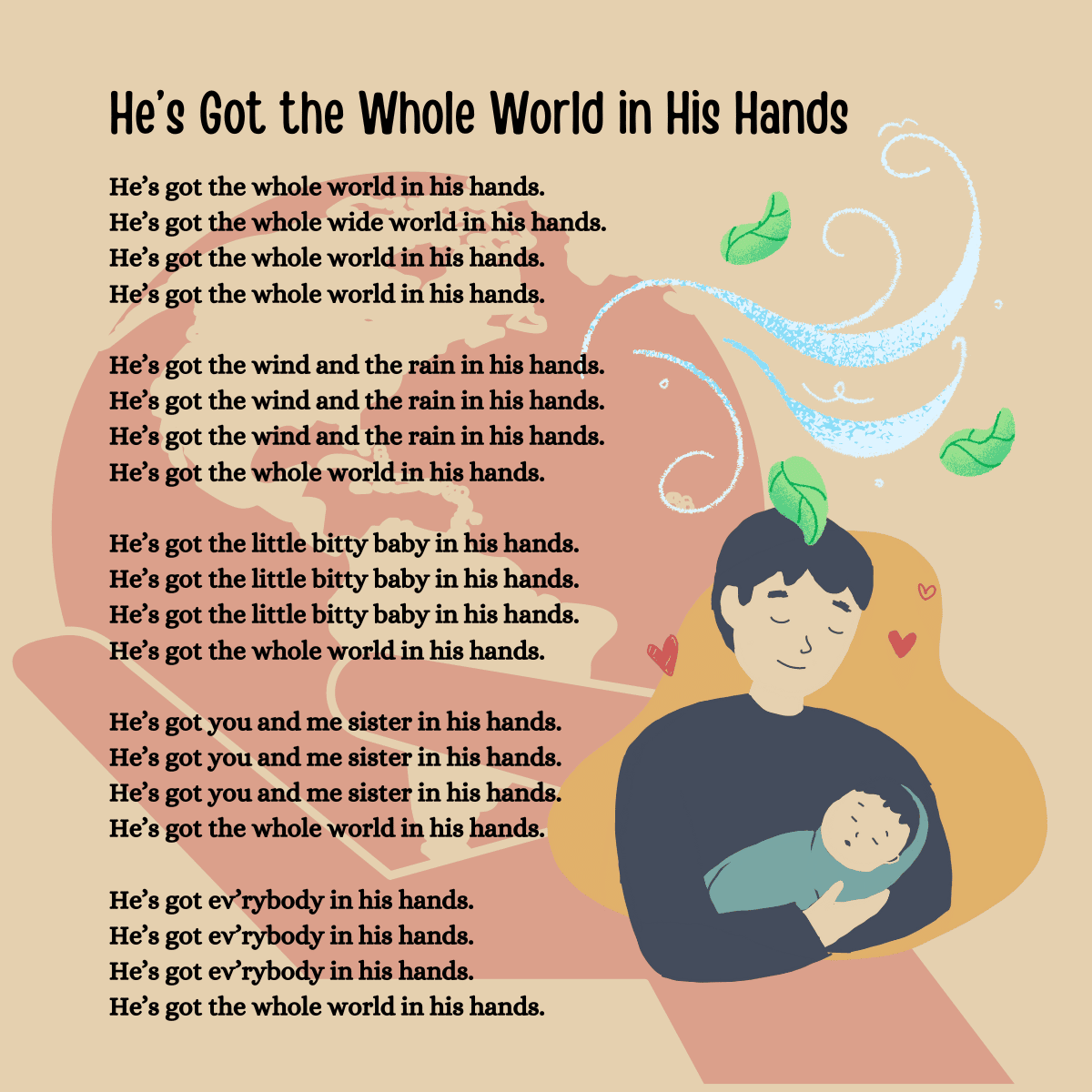 He’s Got the Whole World in His Hands 1200 x 1200