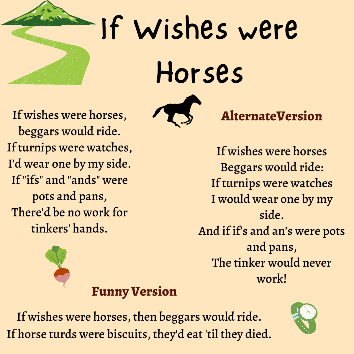 If Wishes Were Horses lyrics
