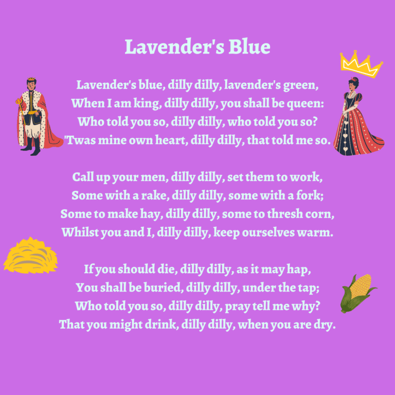 Lavender’s Blue Printable Lyrics, Origins, and Video