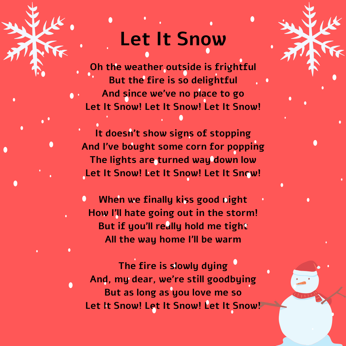 Let It Snow lyrics