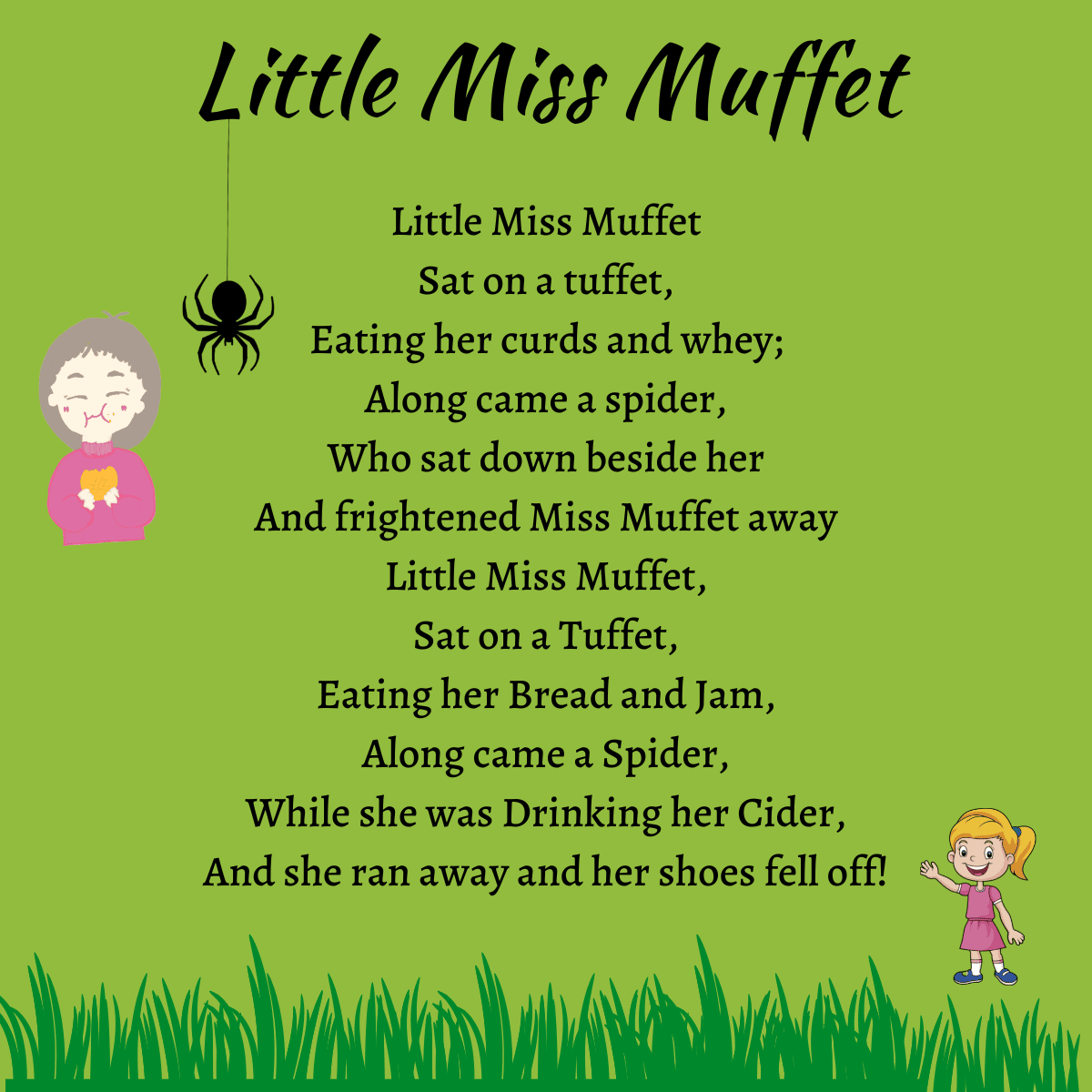 Little Miss Muffet 1200 x 1200