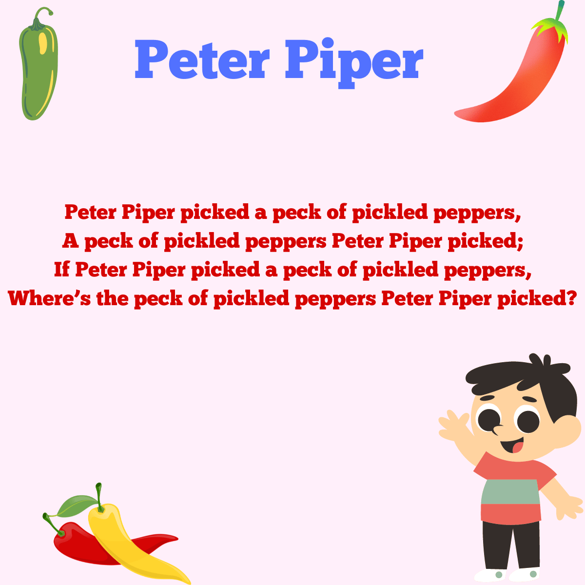 Peter Piper lyrics