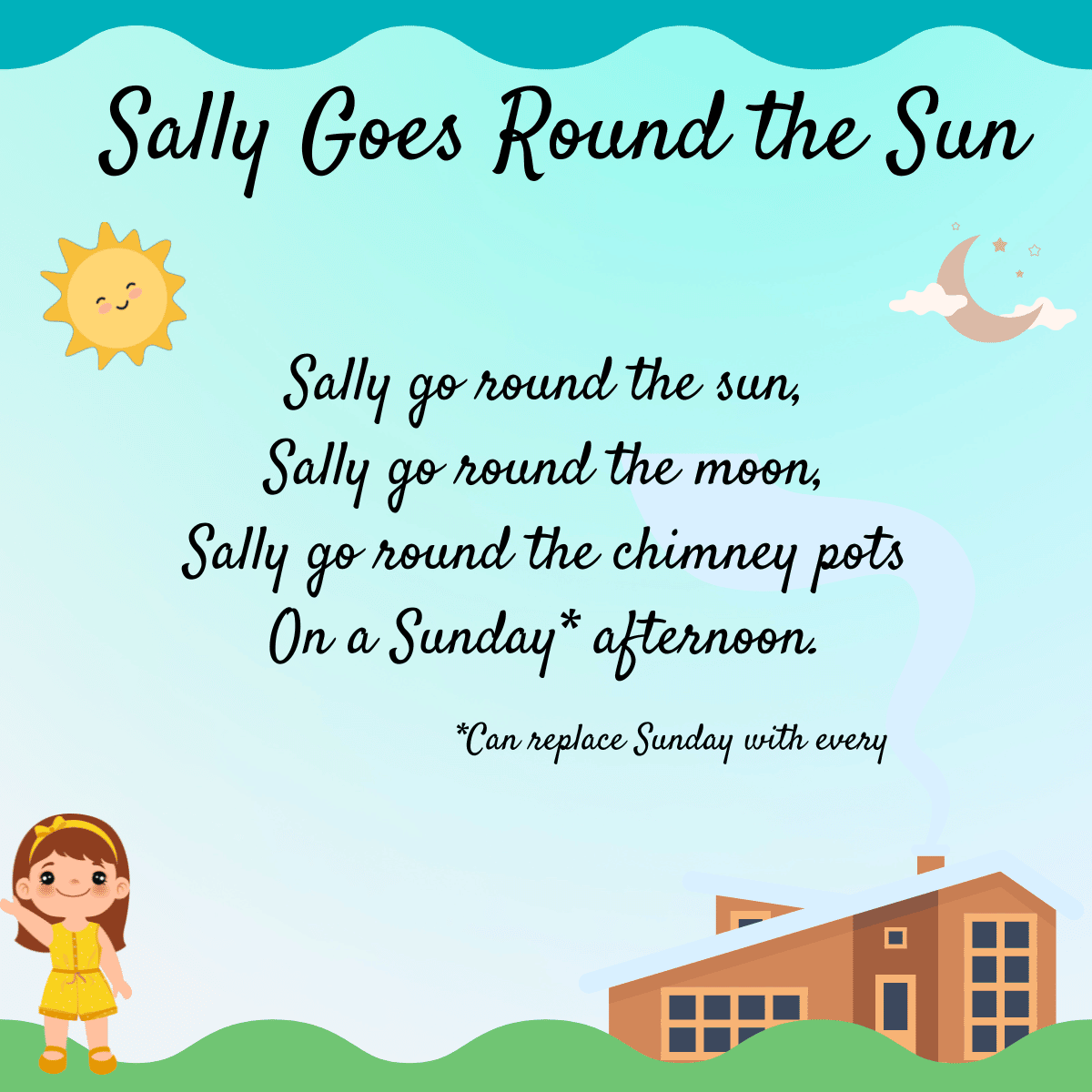 Sally Goes Round the Sun lyrics
