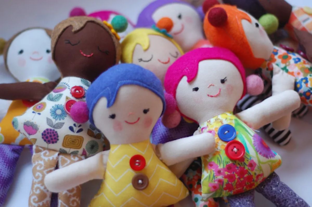 Colorful Josephine Dolls