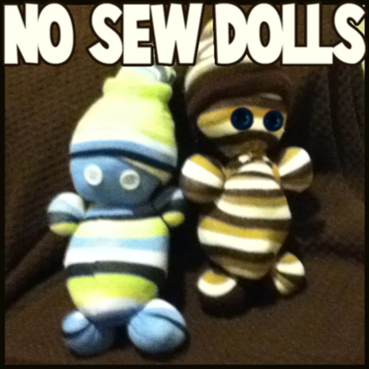 No Sew Sock Dolls
